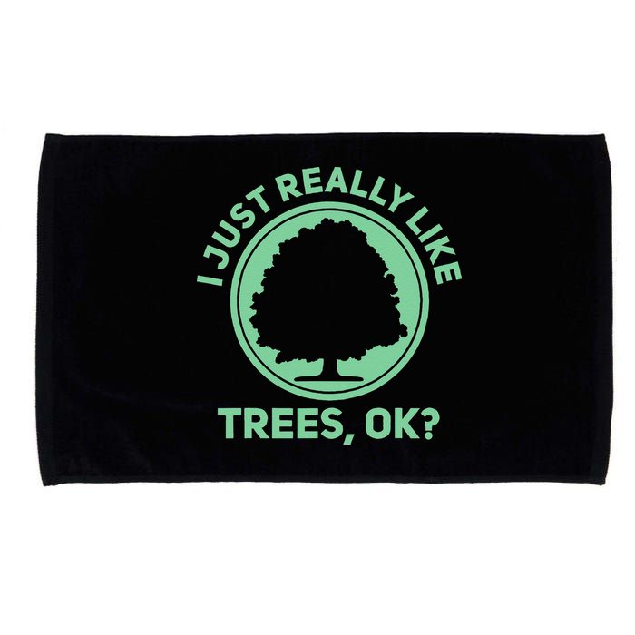 Tree Arborist Arboristic Forest Earth Day Microfiber Hand Towel