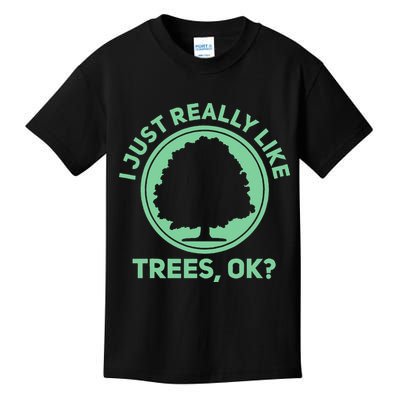 Tree Arborist Arboristic Forest Earth Day Kids T-Shirt