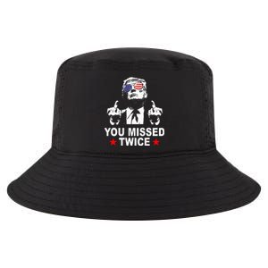 Trump Assassination Attempt Trump 2024 You Missed Twice Cool Comfort Performance Bucket Hat