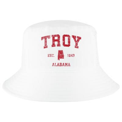 Troy Alabama Al Vintage Sports Design Cool Comfort Performance Bucket Hat