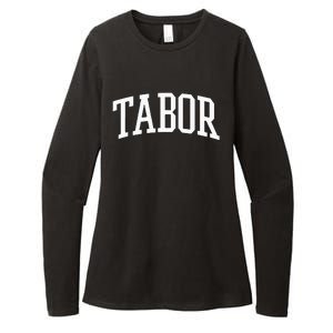 Tabor Athletic Arch College University @ Alumni Womens CVC Long Sleeve Shirt