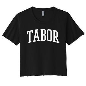 Tabor Athletic Arch College University @ Alumni Women's Crop Top Tee