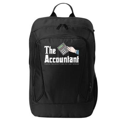 The Accountant Auditor Bookkeeper Bookkeeping Taxation City Backpack