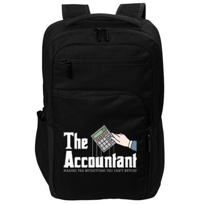 The Accountant Auditor Bookkeeper Bookkeeping Taxation Impact Tech Backpack