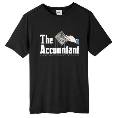 The Accountant Auditor Bookkeeper Bookkeeping Taxation Tall Fusion ChromaSoft Performance T-Shirt