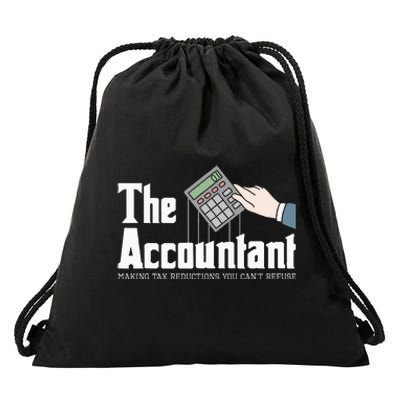 The Accountant Auditor Bookkeeper Bookkeeping Taxation Drawstring Bag