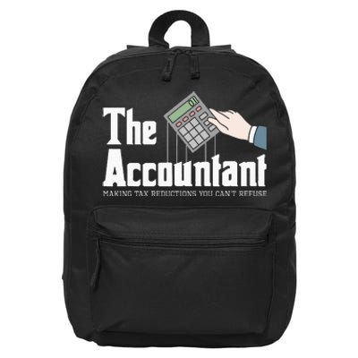 The Accountant Auditor Bookkeeper Bookkeeping Taxation 16 in Basic Backpack