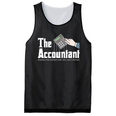 The Accountant Auditor Bookkeeper Bookkeeping Taxation Mesh Reversible Basketball Jersey Tank