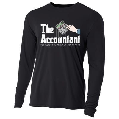 The Accountant Auditor Bookkeeper Bookkeeping Taxation Cooling Performance Long Sleeve Crew