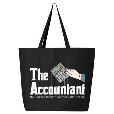 The Accountant Auditor Bookkeeper Bookkeeping Taxation 25L Jumbo Tote