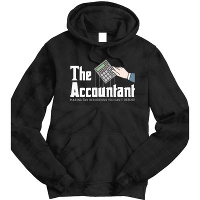 The Accountant Auditor Bookkeeper Bookkeeping Taxation Tie Dye Hoodie