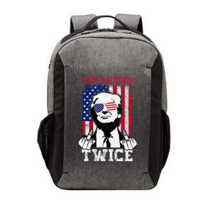 Trump Assassination Attempt Trump 2024 You Missed Twice Gift Vector Backpack