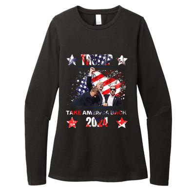 Trump Assassination Attempt 2024 Womens CVC Long Sleeve Shirt