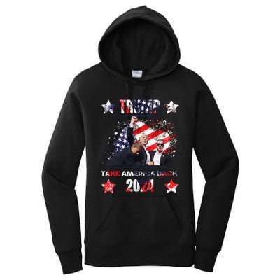 Trump Assassination Attempt 2024 Women's Pullover Hoodie