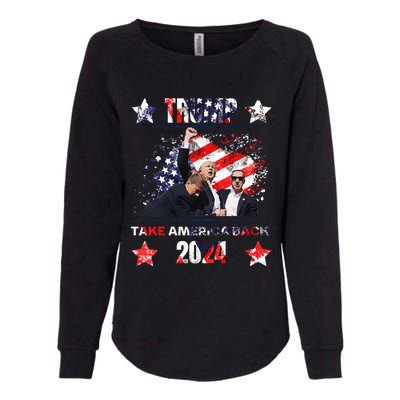 Trump Assassination Attempt 2024 Womens California Wash Sweatshirt