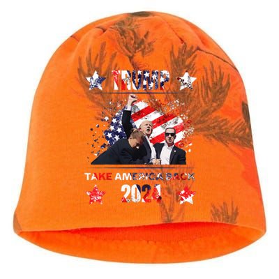 Trump Assassination Attempt 2024 Kati - Camo Knit Beanie