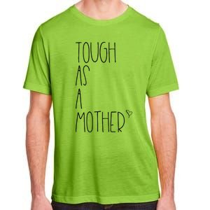 Tough As A Mother Funny Momma Loves Her Dos Strong Mom Great Gift Adult ChromaSoft Performance T-Shirt