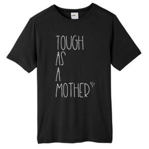 Tough As A Mother Funny Momma Loves Her Dos Strong Mom Great Gift Tall Fusion ChromaSoft Performance T-Shirt