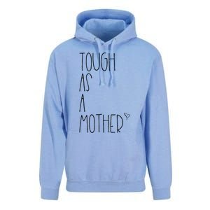 Tough As A Mother Funny Momma Loves Her Dos Strong Mom Great Gift Unisex Surf Hoodie