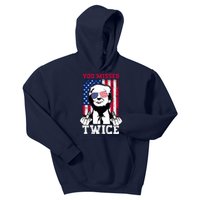 Trump Assassination Attempt Trump 2024 You Missed Twice Kids Hoodie