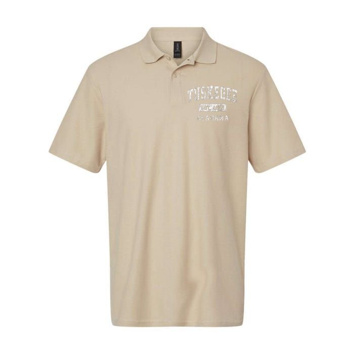 Tuskegee Alabama Al Vintage Established Softstyle Adult Sport Polo