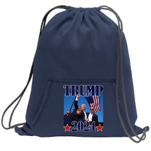 Trump Assassination Attempt Iconic 2024 Sweatshirt Cinch Pack Bag