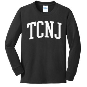 TCNJ Athletic Arch College University @ Alumni Kids Long Sleeve Shirt