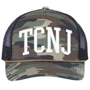 TCNJ Athletic Arch College University @ Alumni Retro Rope Trucker Hat Cap