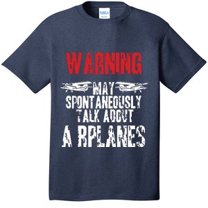 Talk About Airplanes Funny Pilot And Aviation T-Shirt