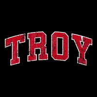 Troy Alabama Al Vintage Sports Design Red Design Womens Tank Top