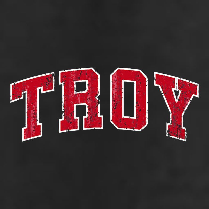 Troy Alabama Al Vintage Sports Design Red Design Hat