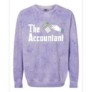 The Accountant Auditor Bookkeeper Bookkeeping Taxation Colorblast Crewneck Sweatshirt