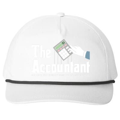 The Accountant Auditor Bookkeeper Bookkeeping Taxation Snapback Five-Panel Rope Hat