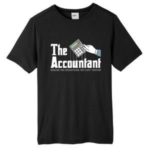 The Accountant Auditor Bookkeeper Bookkeeping Taxation Tall Fusion ChromaSoft Performance T-Shirt