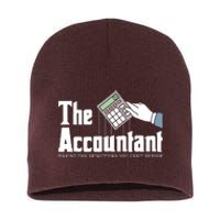 The Accountant Auditor Bookkeeper Bookkeeping Taxation Short Acrylic Beanie