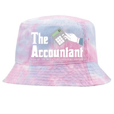 The Accountant Auditor Bookkeeper Bookkeeping Taxation Tie-Dyed Bucket Hat