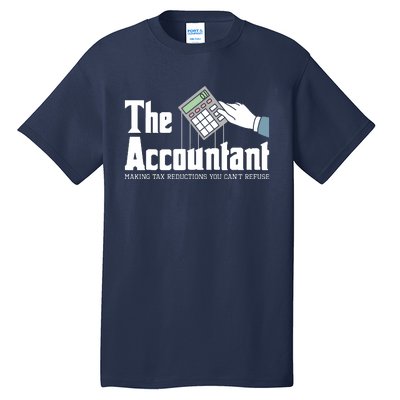 The Accountant Auditor Bookkeeper Bookkeeping Taxation Tall T-Shirt