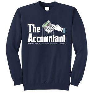 The Accountant Auditor Bookkeeper Bookkeeping Taxation Tall Sweatshirt