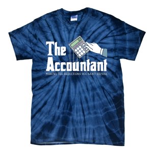 The Accountant Auditor Bookkeeper Bookkeeping Taxation Tie-Dye T-Shirt