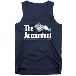 The Accountant Auditor Bookkeeper Bookkeeping Taxation Tank Top