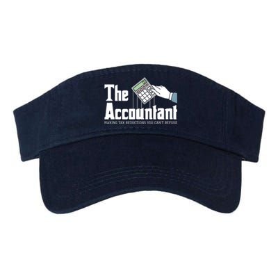 The Accountant Auditor Bookkeeper Bookkeeping Taxation Valucap Bio-Washed Visor