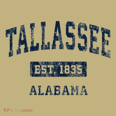 Tallassee Alabama Al Vintage Established T-Shirt