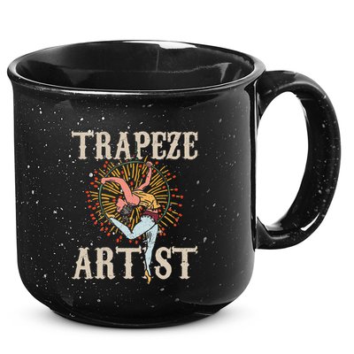 Trapeze Artist Acrobat Carnival Theme Circus Staff Costume 15oz Campfire Ceramic Mug