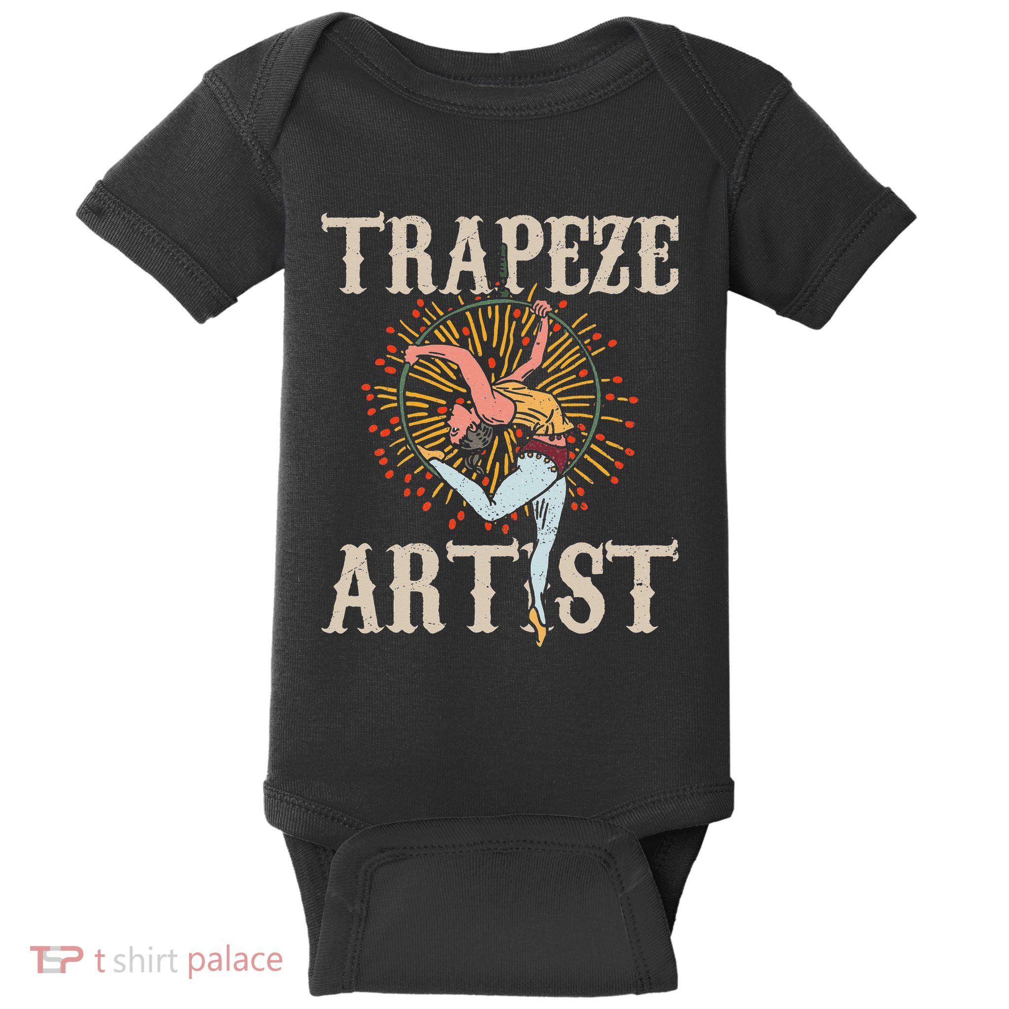 Trapeze Artist Acrobat Carnival Theme Circus Staff Costume Baby Bodysuit