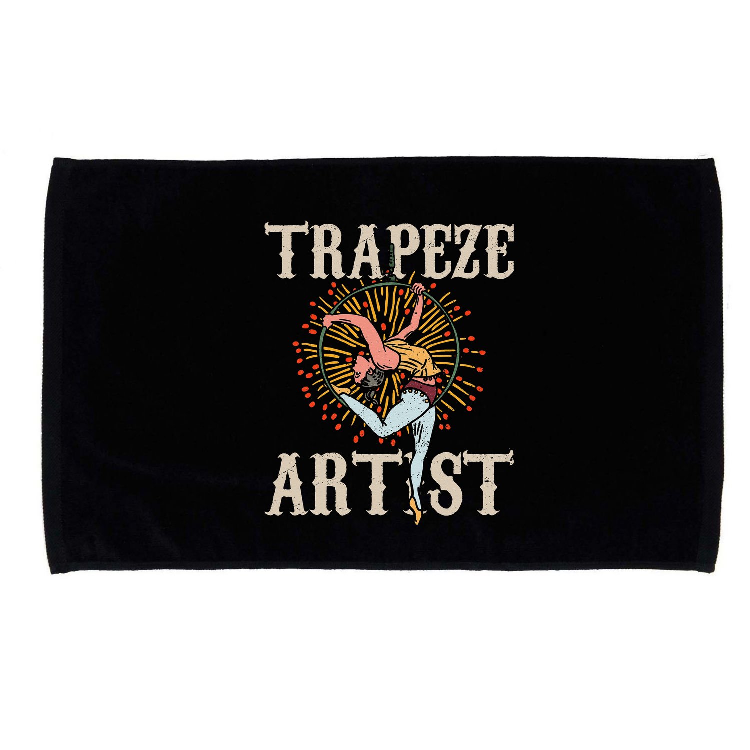 Trapeze Artist Acrobat Carnival Theme Circus Staff Costume Microfiber Hand Towel