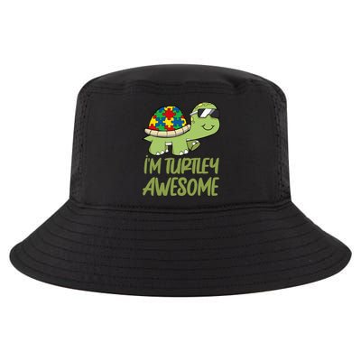 Turtle Awesome Autism Awareness Puzzle Piece Cool Comfort Performance Bucket Hat