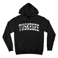 Tuskegee Alabama Al Vintage Athletic Sports Design Hoodie