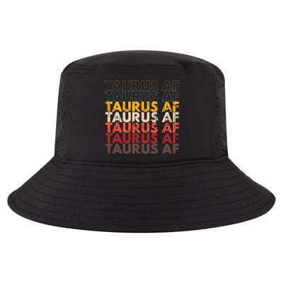 Taurus AF Apparel For Men And Women Funny Zodiac Sign Gift Cool Comfort Performance Bucket Hat