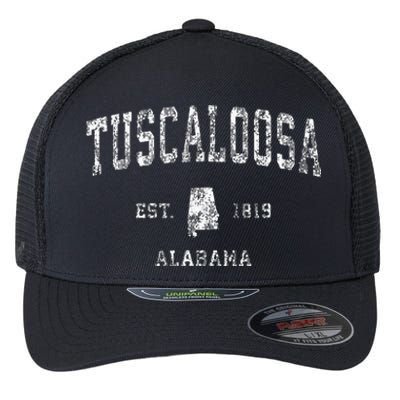 Tuscaloosa Alabama Al Vintage Athletic Sports Design Flexfit Unipanel Trucker Cap