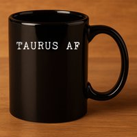 Taurus AF April May Birthday 11oz C Handle Ceramic Mug